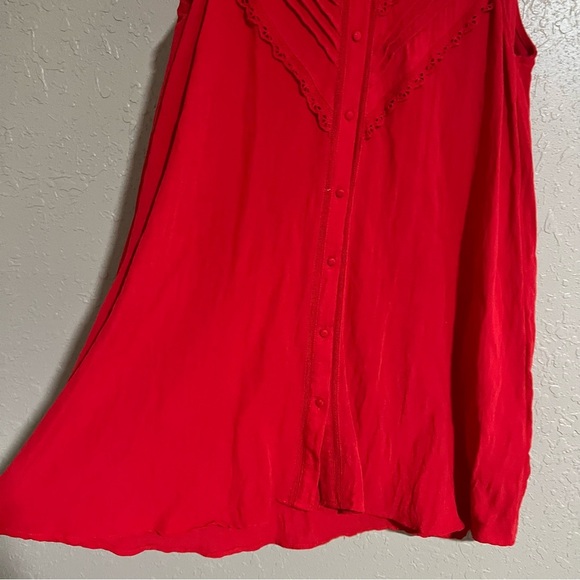 Pomander Place Red Dutton Dress Size Large - Picture 2 of 6